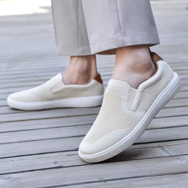 TIOSEBON Men's Mesh Slip on Walking Shoes-Comfortable Work Drving Tennis Loafer Sneaker