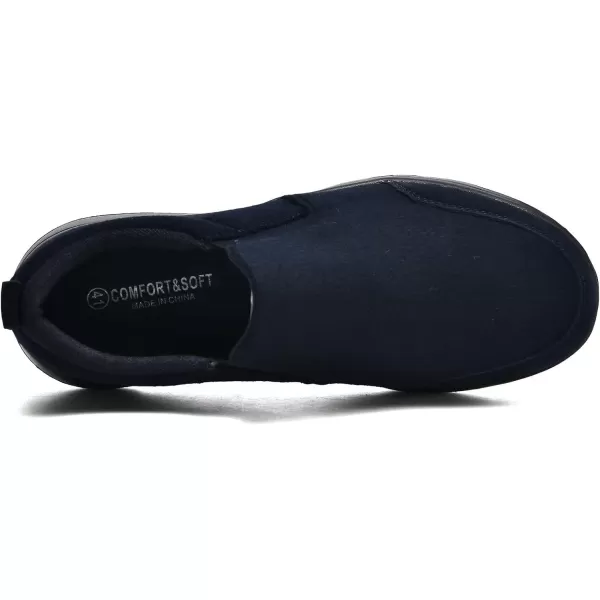 TIOSEBON Men's Slip On Walking Loafers-Comfortable Tennis Driving Work Shoes