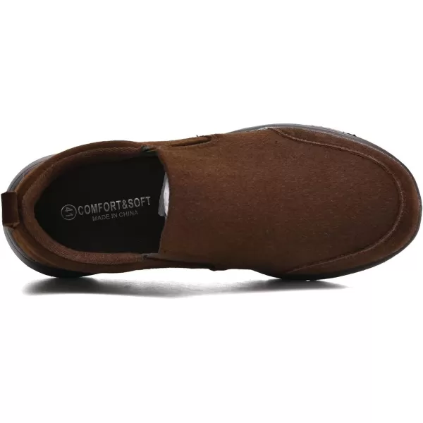 TIOSEBON Men's Slip On Walking Loafers-Comfortable Tennis Driving Work Shoes