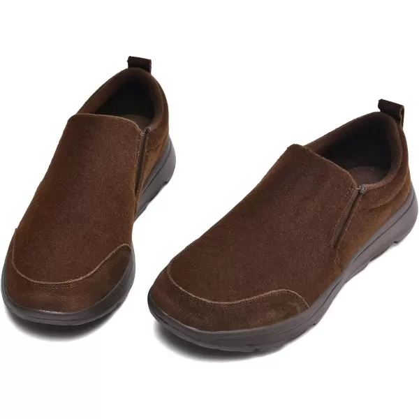 TIOSEBON Men's Slip On Walking Loafers-Comfortable Tennis Driving Work Shoes