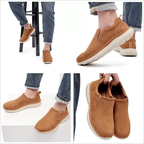 TIOSEBON Men's Slip On Walking Loafers-Comfortable Tennis Driving Work Shoes