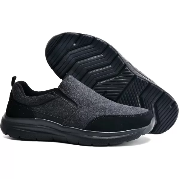 TIOSEBON Men's Slip On Walking Loafers-Comfortable Tennis Driving Work Shoes