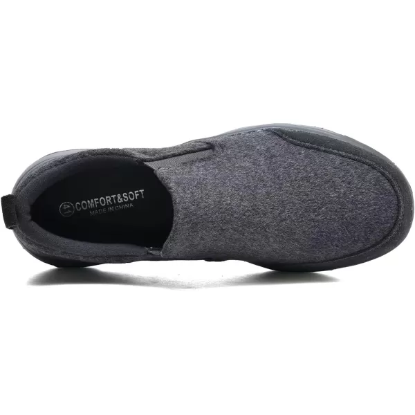 TIOSEBON Men's Slip On Walking Loafers-Comfortable Tennis Driving Work Shoes