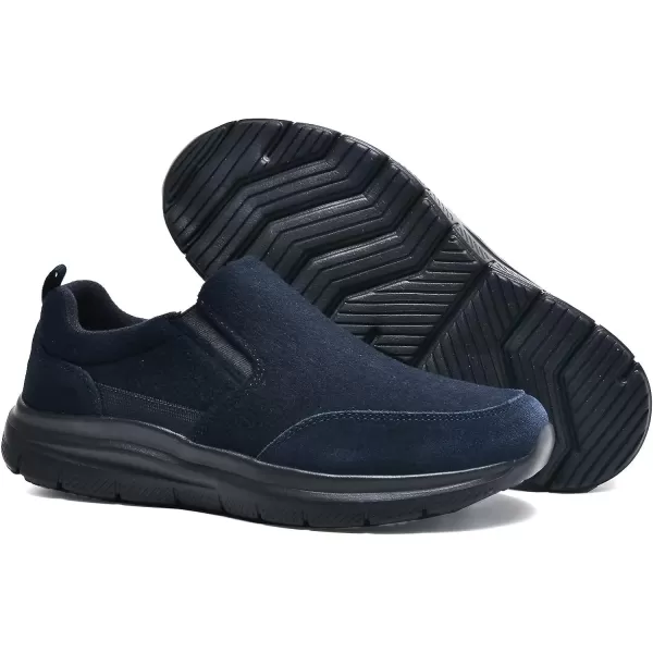 TIOSEBON Men's Slip On Walking Loafers-Comfortable Tennis Driving Work Shoes