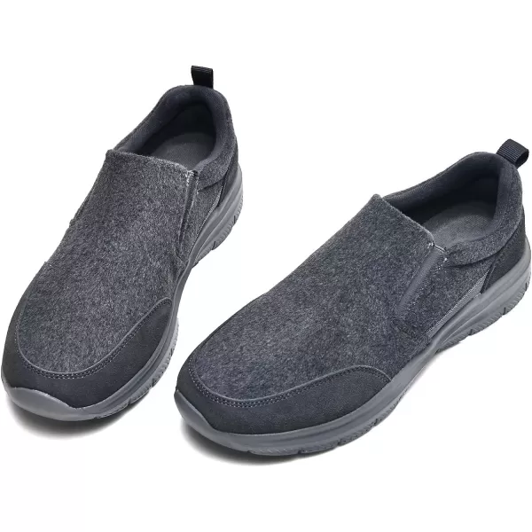 TIOSEBON Men's Slip On Walking Loafers-Comfortable Tennis Driving Work Shoes