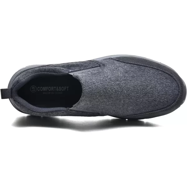 TIOSEBON Men's Slip On Walking Loafers-Comfortable Tennis Driving Work Shoes