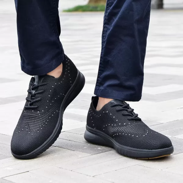 TIOSEBON Men's Walking Oxoford Tennis Shoes Sneakers Work Mesh Casual Shoes