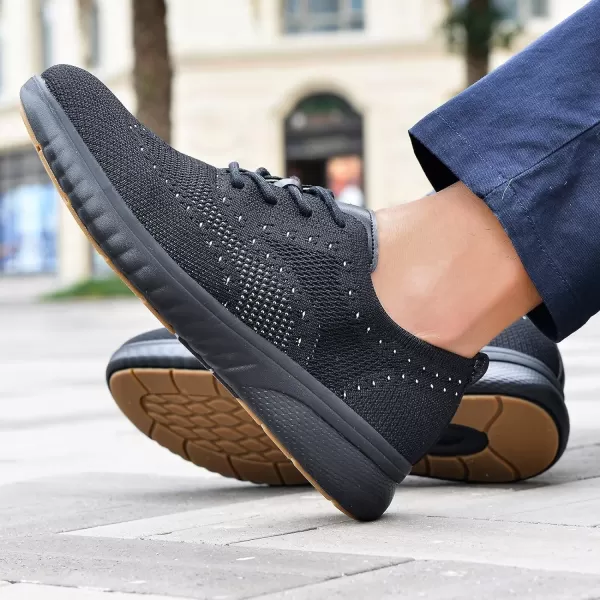 TIOSEBON Men's Walking Oxoford Tennis Shoes Sneakers Work Mesh Casual Shoes