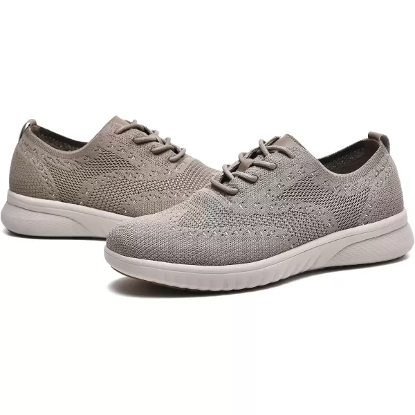 TIOSEBON Men's Walking Oxoford Tennis Shoes Sneakers Work Mesh Casual Shoes