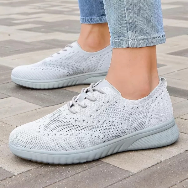TIOSEBON Men's Walking Oxoford Tennis Shoes Sneakers Work Mesh Casual Shoes