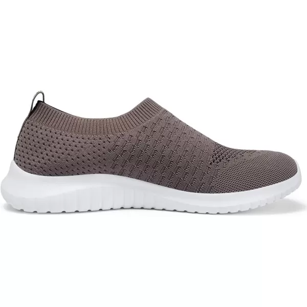 TIOSEBON Men's Walking Tennis Shoes Knit Running Slip-on Lightweight Running Sneakers