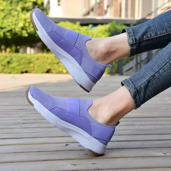 TIOSEBON Women Casual Slip On Walking Shoes-Comfortable Mesh Tennis Running Sneakers