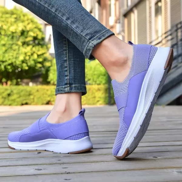 TIOSEBON Women Casual Slip On Walking Shoes-Comfortable Mesh Tennis Running Sneakers