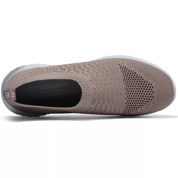TIOSEBON Women's Athletic Walking Shoes Slip On Casual Mesh-Comfortable Tennis Workout Sneakers
