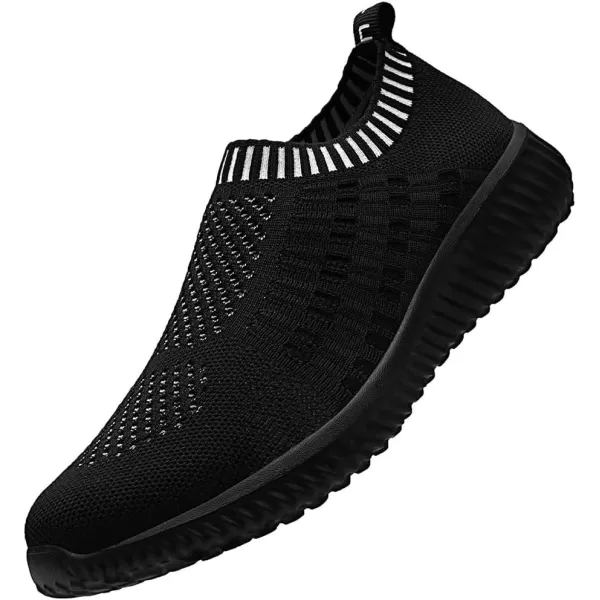 TIOSEBON Women's Athletic Walking Shoes Slip On Casual Mesh-Comfortable Tennis Workout Sneakers