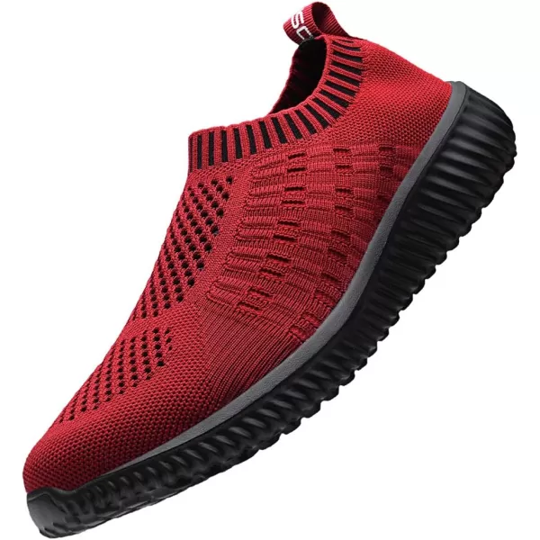 TIOSEBON Women's Athletic Walking Shoes Slip On Casual Mesh-Comfortable Tennis Workout Sneakers