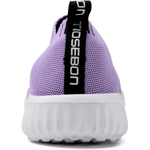 TIOSEBON Women's Athletic Walking Shoes Slip On Casual Mesh-Comfortable Tennis Workout Sneakers