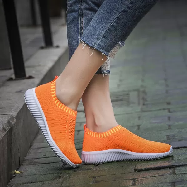 TIOSEBON Women's Athletic Walking Shoes Slip On Casual Mesh-Comfortable Tennis Workout Sneakers