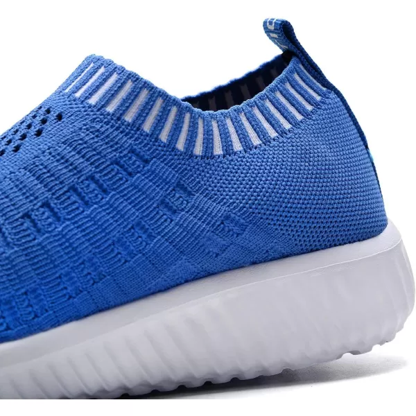TIOSEBON Women's Athletic Walking Shoes Slip On Casual Mesh-Comfortable Tennis Workout Sneakers