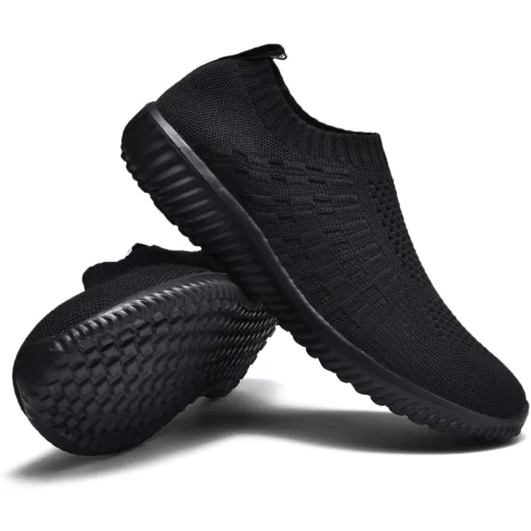 TIOSEBON Women's Athletic Walking Shoes Slip On Casual Mesh-Comfortable Tennis Workout Sneakers