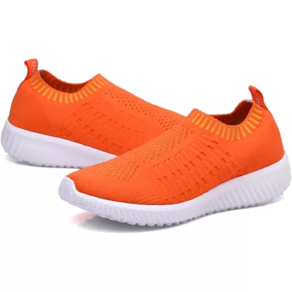 TIOSEBON Women's Athletic Walking Shoes Slip On Casual Mesh-Comfortable Tennis Workout Sneakers
