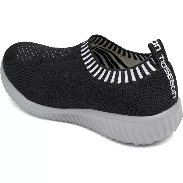 TIOSEBON Women's Athletic Walking Shoes Slip On Casual Mesh-Comfortable Tennis Workout Sneakers