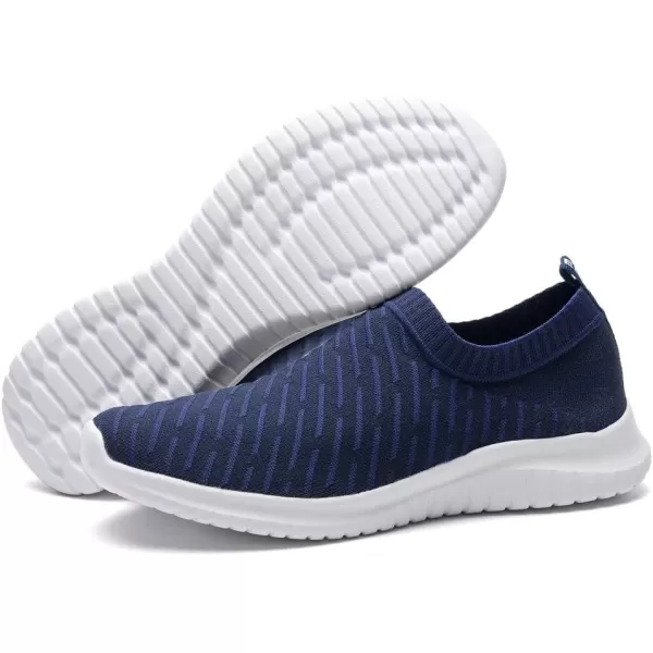 TIOSEBON Women's Athletic Walking Shoes Slip On Casual Mesh-Comfortable Tennis Workout Sneakers