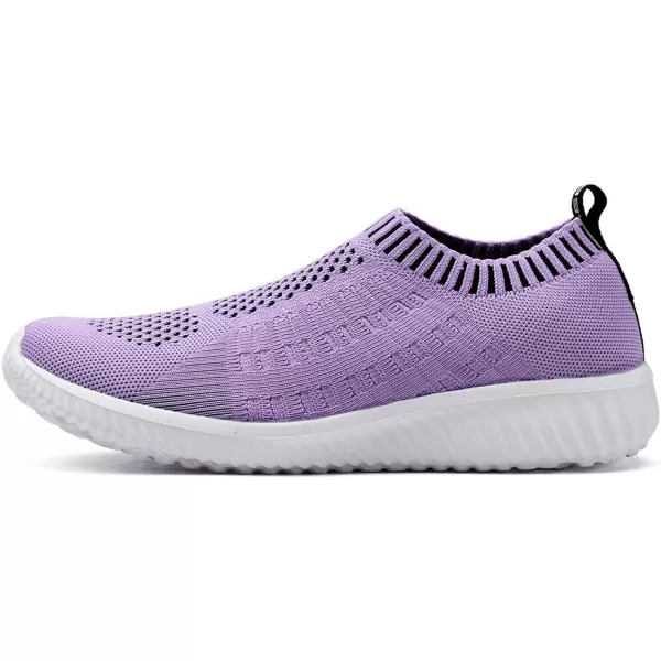 TIOSEBON Women's Athletic Walking Shoes Slip On Casual Mesh-Comfortable Tennis Workout Sneakers