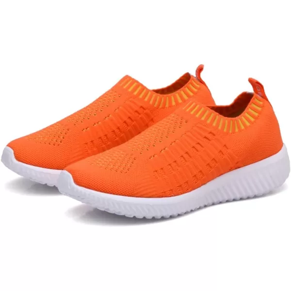 TIOSEBON Women's Athletic Walking Shoes Slip On Casual Mesh-Comfortable Tennis Workout Sneakers