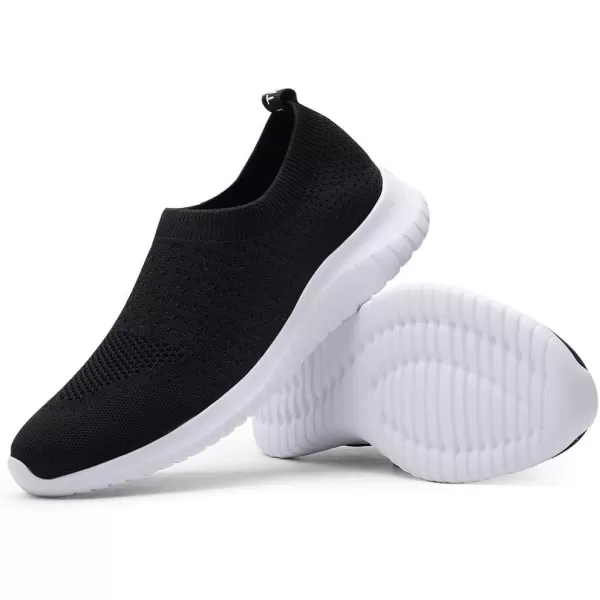 TIOSEBON Women's Athletic Walking Shoes Slip On Casual Mesh-Comfortable Tennis Workout Sneakers
