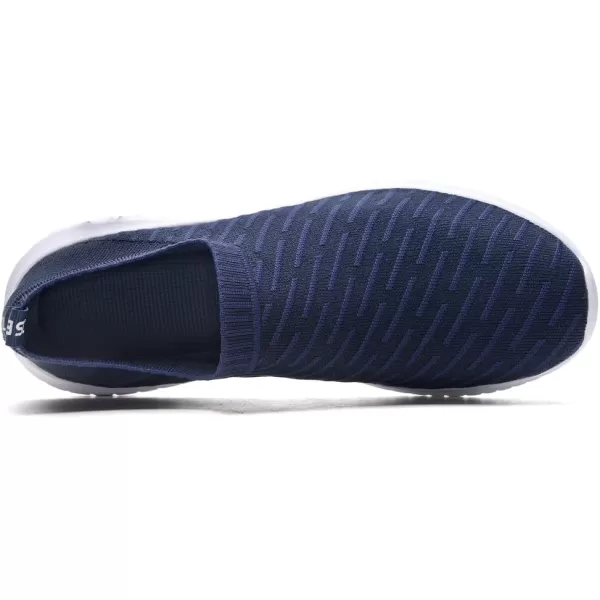 TIOSEBON Women's Athletic Walking Shoes Slip On Casual Mesh-Comfortable Tennis Workout Sneakers
