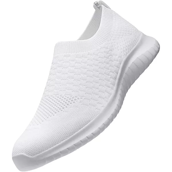 TIOSEBON Women's Athletic Walking Shoes Slip On Casual Mesh-Comfortable Tennis Workout Sneakers