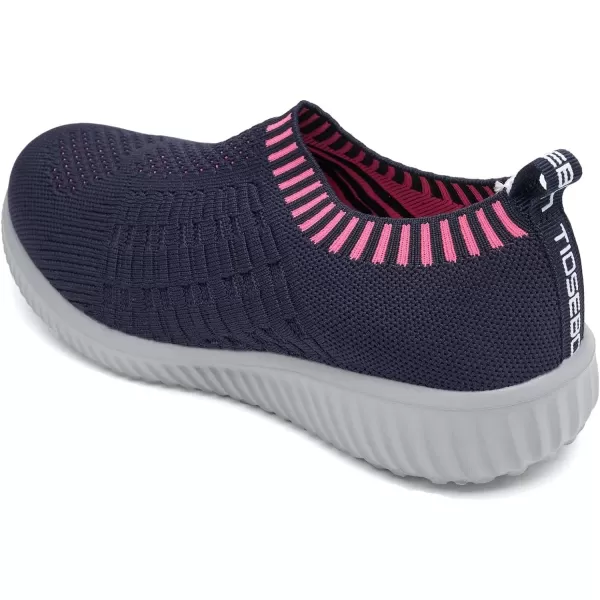 TIOSEBON Women's Athletic Walking Shoes Slip On Casual Mesh-Comfortable Tennis Workout Sneakers