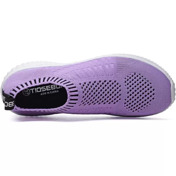 TIOSEBON Women's Athletic Walking Shoes Slip On Casual Mesh-Comfortable Tennis Workout Sneakers