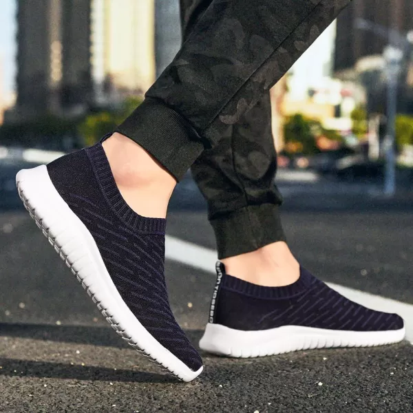 TIOSEBON Women's Athletic Walking Shoes Slip On Casual Mesh-Comfortable Tennis Workout Sneakers