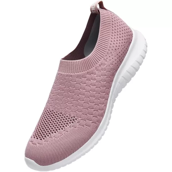 TIOSEBON Women's Athletic Walking Shoes Slip On Casual Mesh-Comfortable Tennis Workout Sneakers