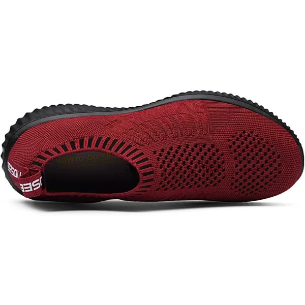 TIOSEBON Women's Athletic Walking Shoes Slip On Casual Mesh-Comfortable Tennis Workout Sneakers