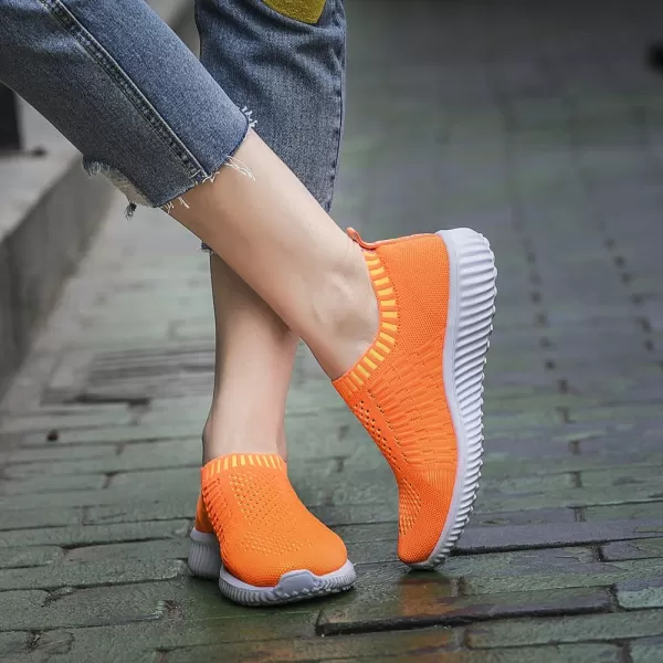 TIOSEBON Women's Athletic Walking Shoes Slip On Casual Mesh-Comfortable Tennis Workout Sneakers
