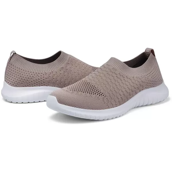 TIOSEBON Women's Athletic Walking Shoes Slip On Casual Mesh-Comfortable Tennis Workout Sneakers