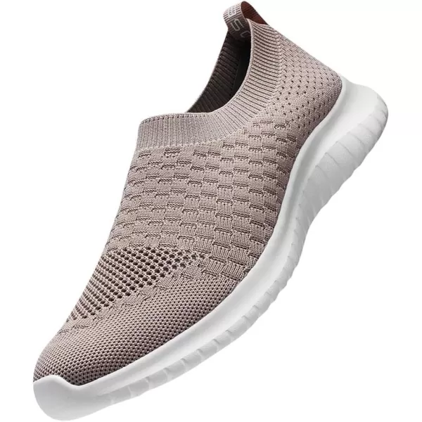 TIOSEBON Women's Athletic Walking Shoes Slip On Casual Mesh-Comfortable Tennis Workout Sneakers