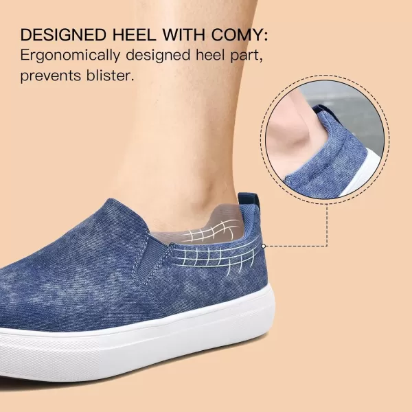 TIOSEBON Women's Casual Slip On Loafer-Comfortable Tennis Deck Boat Walking Shoes