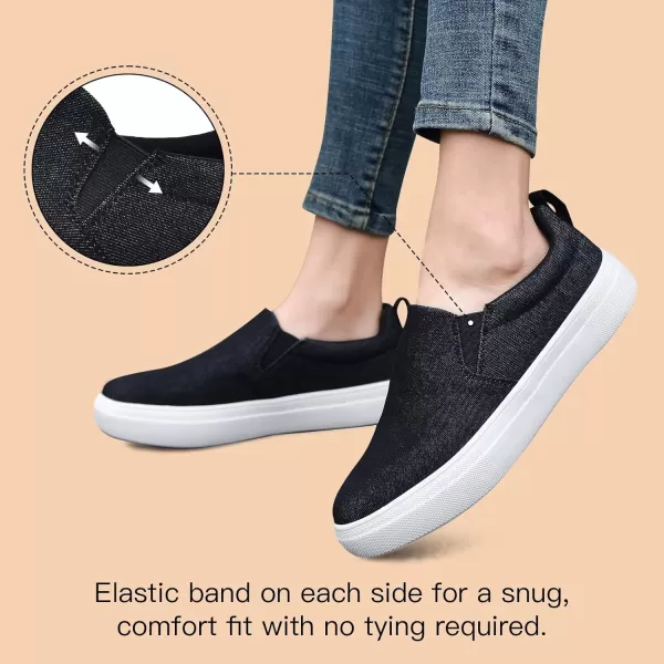 TIOSEBON Women's Casual Slip On Loafer-Comfortable Tennis Deck Boat Walking Shoes