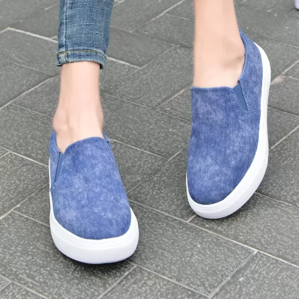 TIOSEBON Women's Casual Slip On Loafer-Comfortable Tennis Deck Boat Walking Shoes