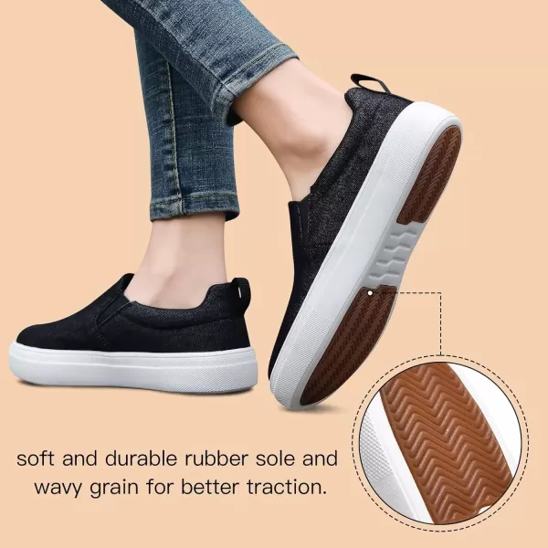 TIOSEBON Women's Casual Slip On Loafer-Comfortable Tennis Deck Boat Walking Shoes