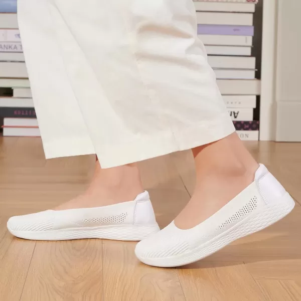 TIOSEBON Women's Loafer Flat Ultra Memory Foam Mesh Slip-On Comfortable Walking Shoes