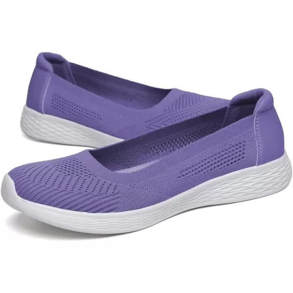 TIOSEBON Women's Loafer Flat Ultra Memory Foam Mesh Slip-On Comfortable Walking Shoes