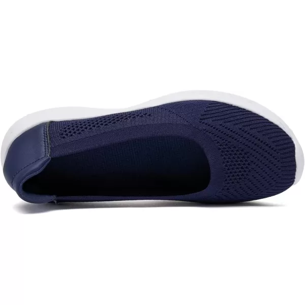 TIOSEBON Women's Loafer Flat Ultra Memory Foam Mesh Slip-On Comfortable Walking Shoes
