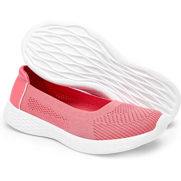 TIOSEBON Women's Loafer Flat Ultra Memory Foam Mesh Slip-On Comfortable Walking Shoes