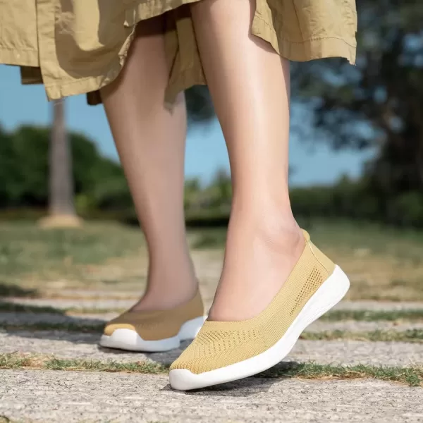 TIOSEBON Women's Loafer Flat Ultra Memory Foam Mesh Slip-On Comfortable Walking Shoes
