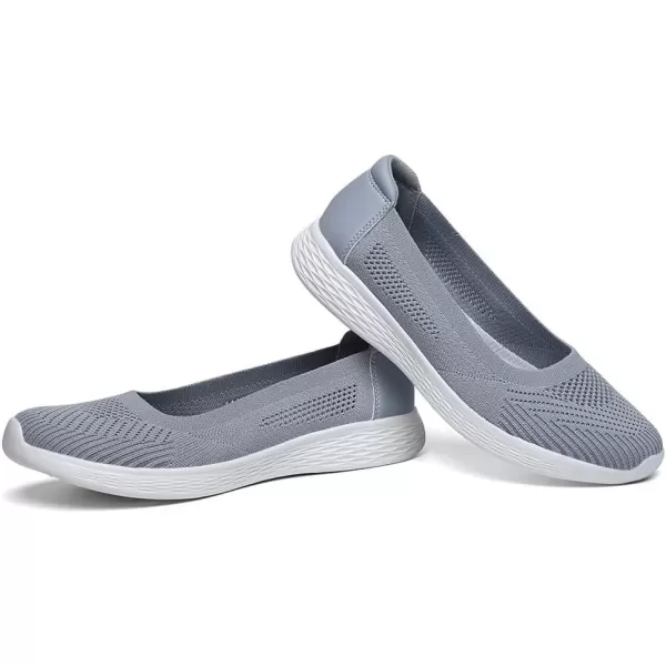 TIOSEBON Women's Loafer Flat Ultra Memory Foam Mesh Slip-On Comfortable Walking Shoes